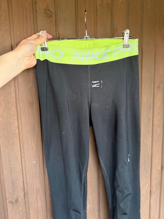 Nike Pro czarne legginsy M