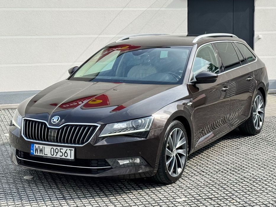Skoda Superb 2.0 TDI 190KM DSG 4x4 Laurin Klement L&K Aktywny Tempomat Skóra FV23%