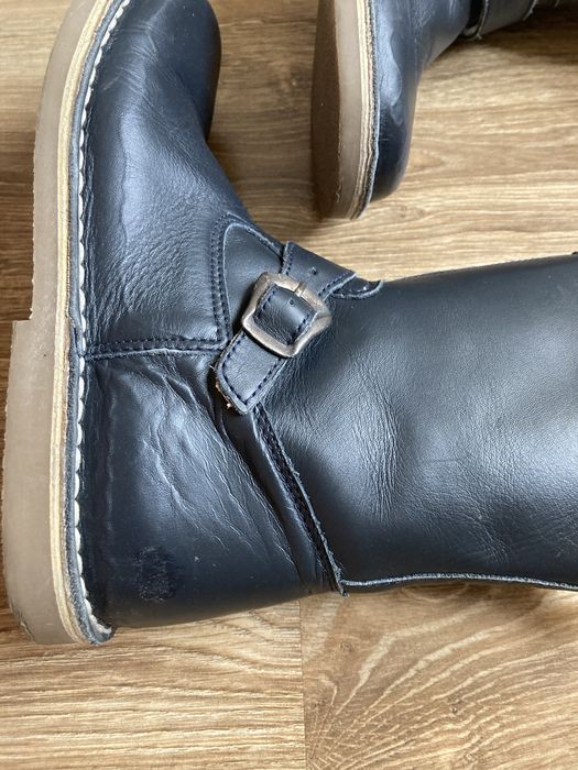botki kozaki 35 skóra wąskie ubrane 2 razy