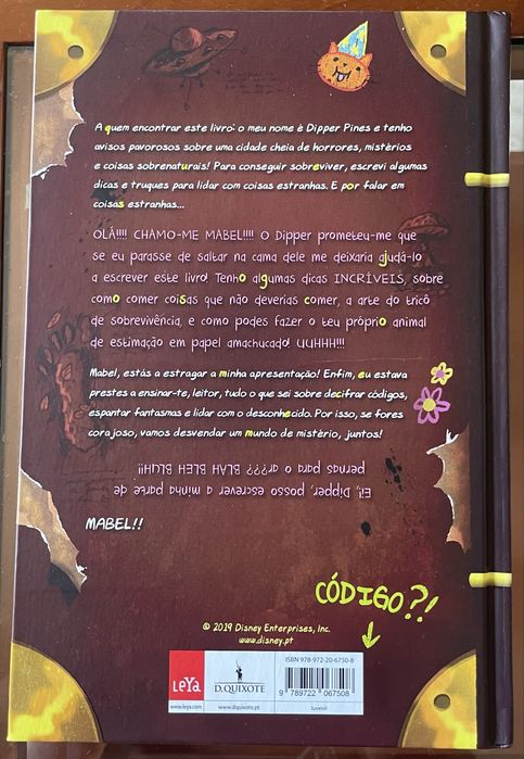 Livro de Gravity Falls - Guia do Dipper e da Mabel para Mistérios e Diversão Sem Fim!