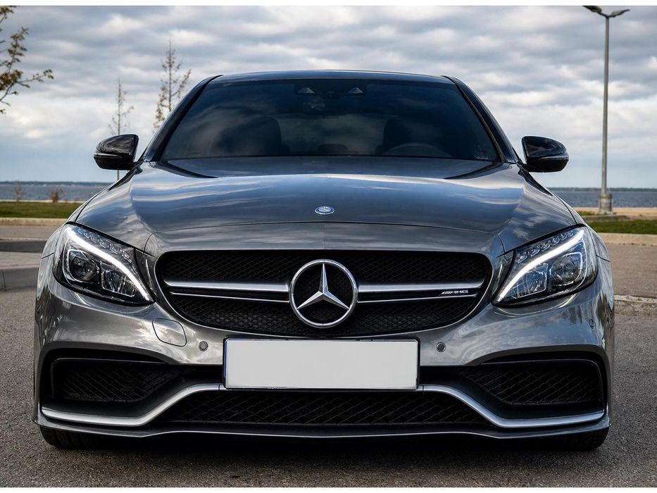 Mercedes C-сlass W205 2014-2021 рр. Передній бампер в зборі (AMG C63-designs 2014-2018)