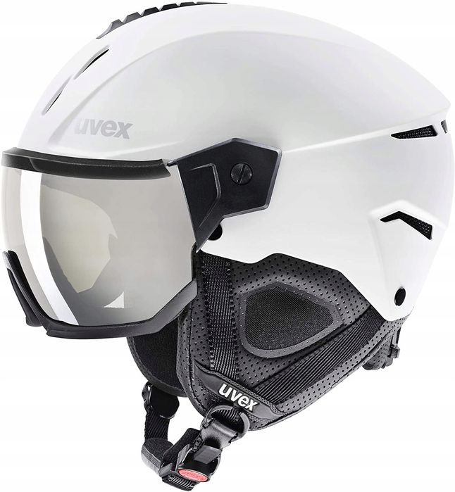 outlet kask narciarski z szybą uvex instinct visor 5007 l 59-61 cm matowy