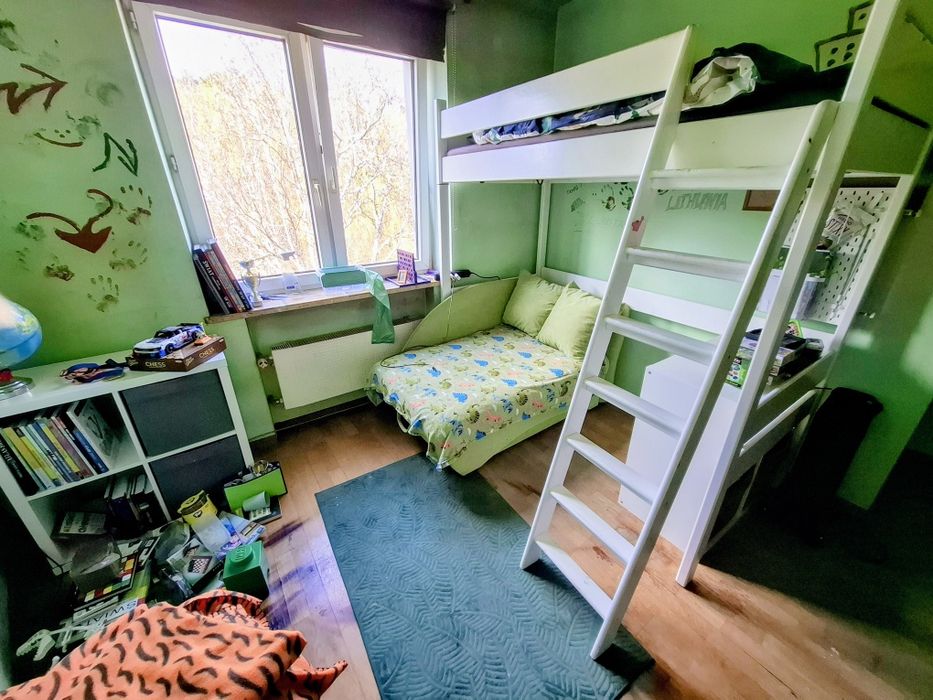 Łóżko na antresoli + tapczan jednoosobowy