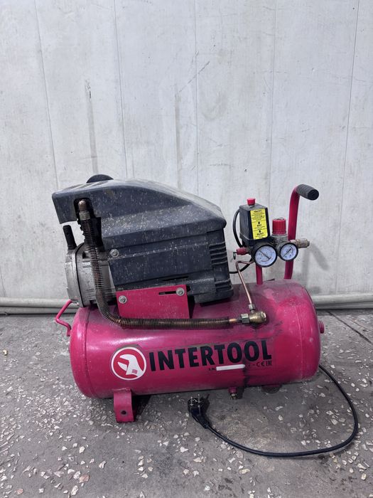 Компрессор Intertool PT-0010 24л. 1,5 кВт 206 л/мин