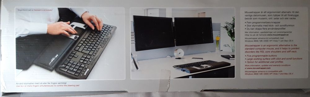 Rato ergonômico: Mousetrapper Advance 2.0