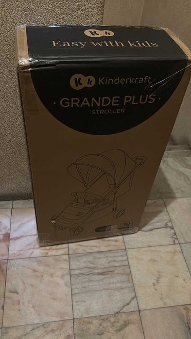 Kinderkraft GRANDE PLUS Novo | Selado | Carrinho de Bebé até 22 kg
