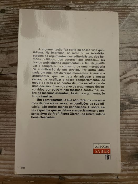 A Argumentação de Pierre Oléron