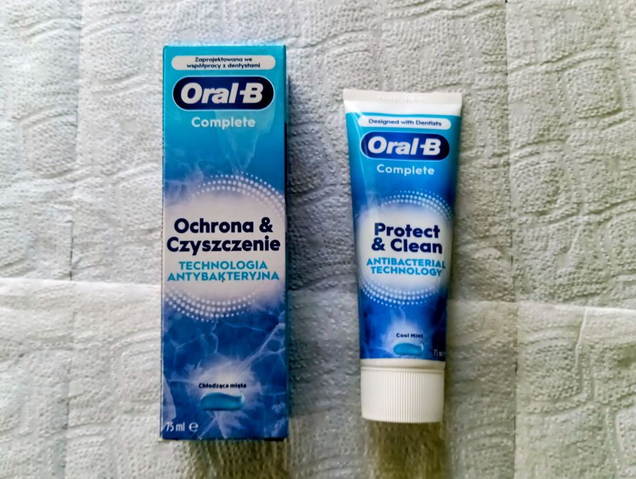Oral-B Complete Protect & Clean Antybakteryjna pasta do zębów 75 ml 2 szt.