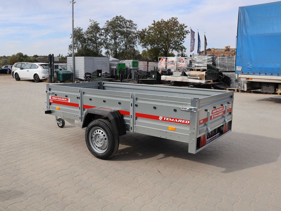 TEMARED PRO 2612 przyczepa lekka 264x126 cm 1 oś DMC 750 kg kat. B