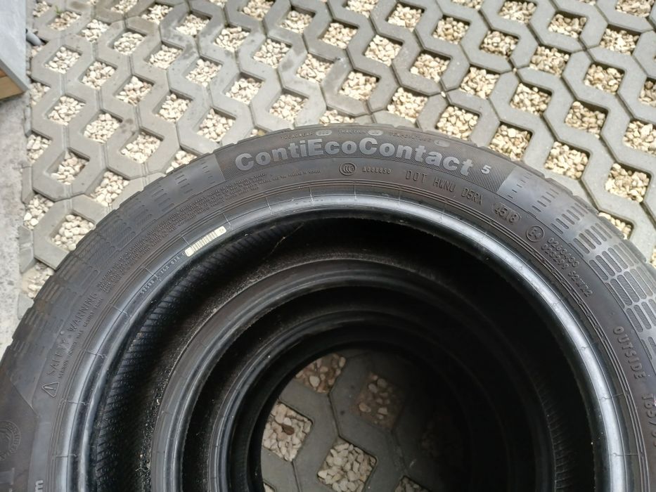 Opony letnie Continental 165/60/15 stan bdb  6mm