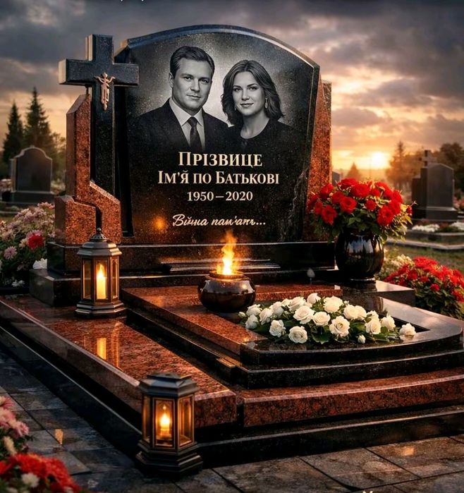 Елітні гранітні пам’ятники та комплекси під ключ
