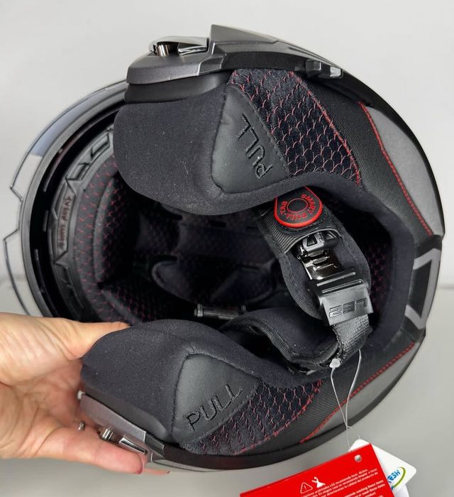 Capacete NOVO Modular 180° LS2 Titanium Matt (22% DESCONTO) Em L e XL