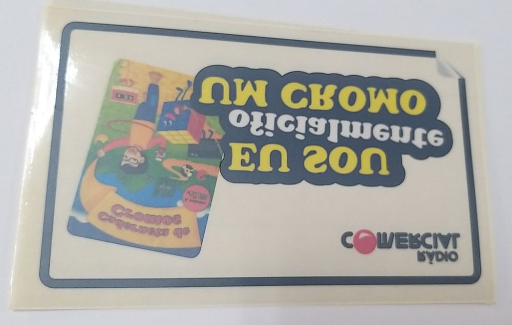 Eu sou oficialmente um cromo.