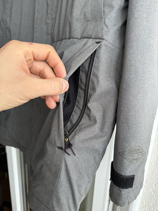 Куртка зимова сіра пухова Columbia