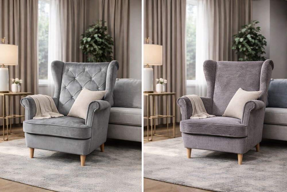 Stylowy fotel do salonu – Uszak w super cenie