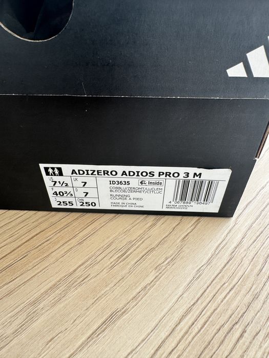 Ténis Adidas Adios Pro 3 - Novos