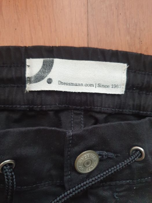 Spodnie joggersy Dressmann r. M-Long czarne
