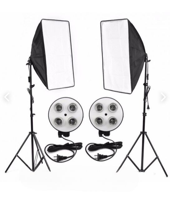 Аренда софтбокс. Студійне світло, набір (софтбокси 50x70 см)