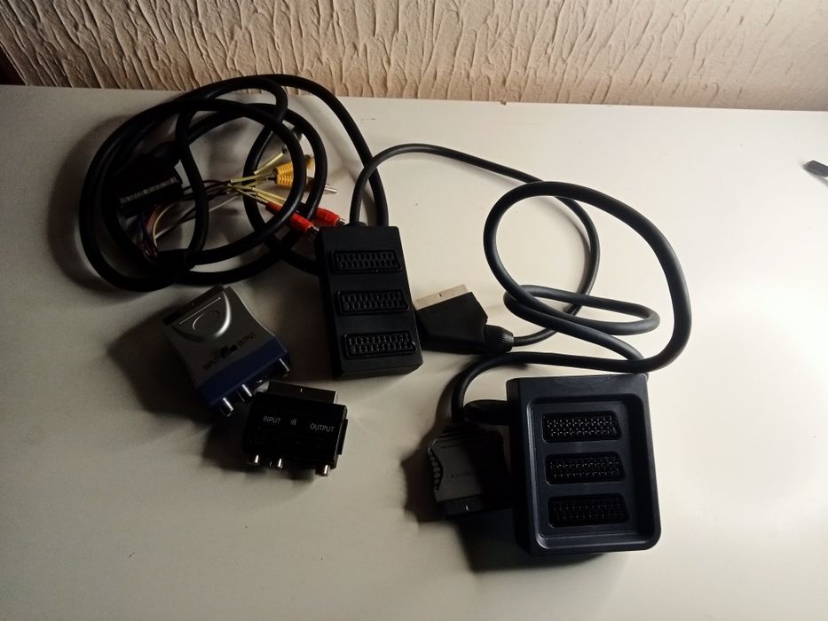 Conjunto de conectores e adaptadores