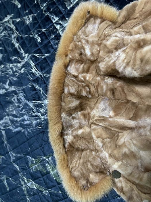 Kurtka z norek, lis, stan idealny