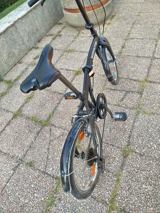 Bicicleta dobrável, com mudanças