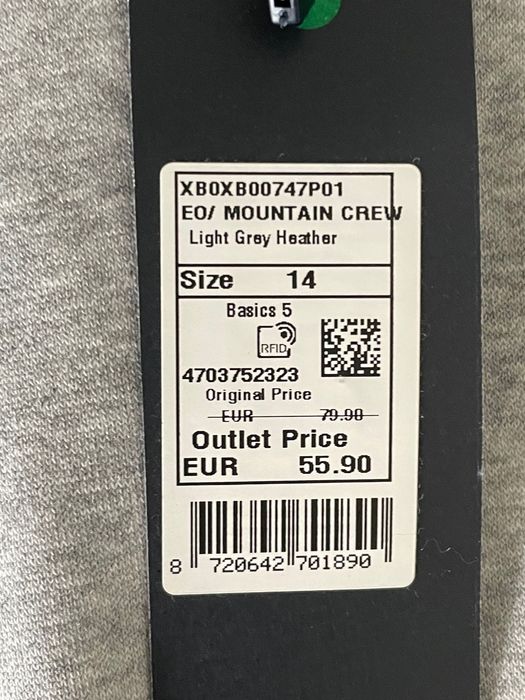 Tommy Hilfiger – nowa szara bluza 164 cm / 14 lat – z metką