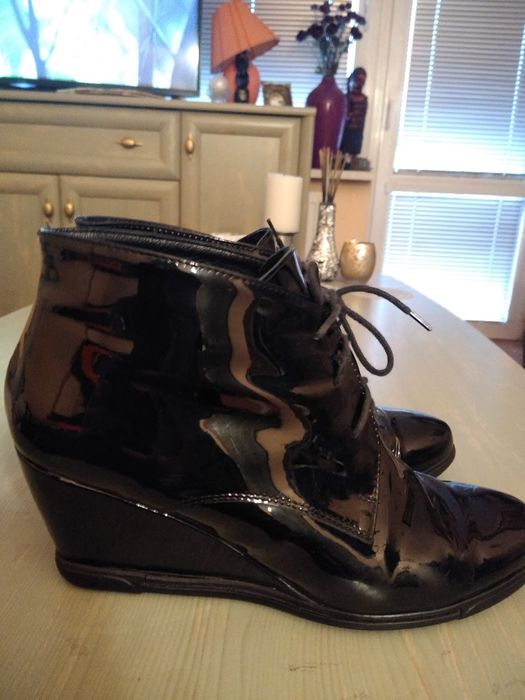 Skórzane włoskie buty 39 Prima Moda