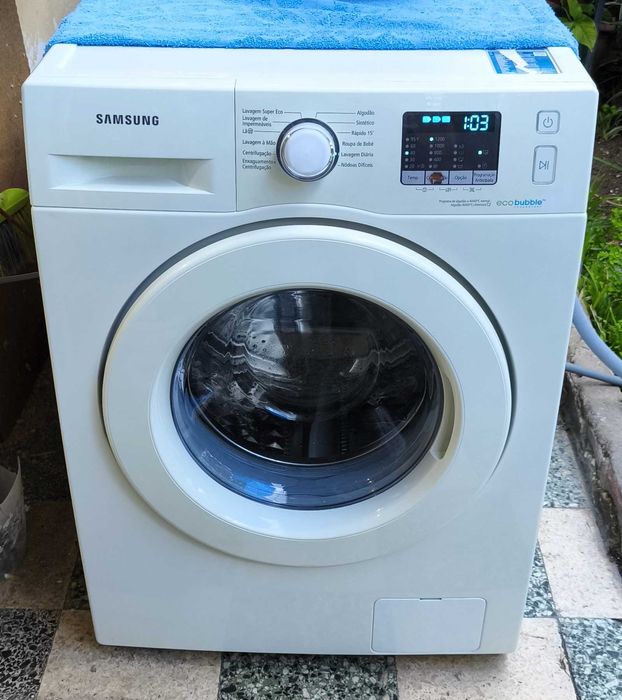 Máquina de Lavar Roupa Samsung eco bubble A+++