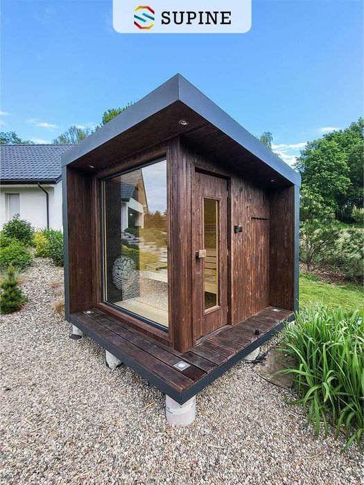 Wynajem długoterminowy sauny ogrodowej Supine