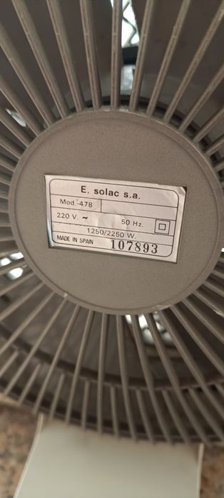 Aquecedor /ventilação da marca Solac