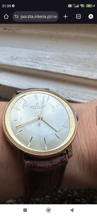 Breitling klasyczny garniturowiec