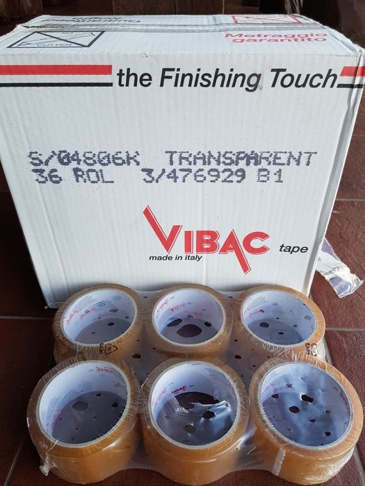 Taśma pakowa klejąca transparent 48x60 Vibac