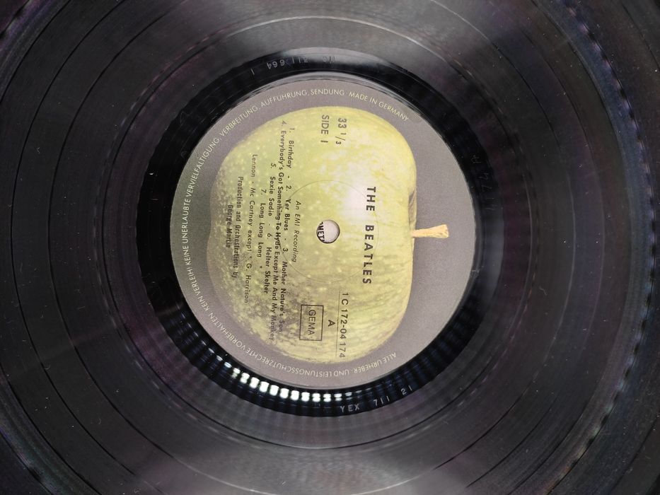 Платівка The Beatles White Album Німеччина