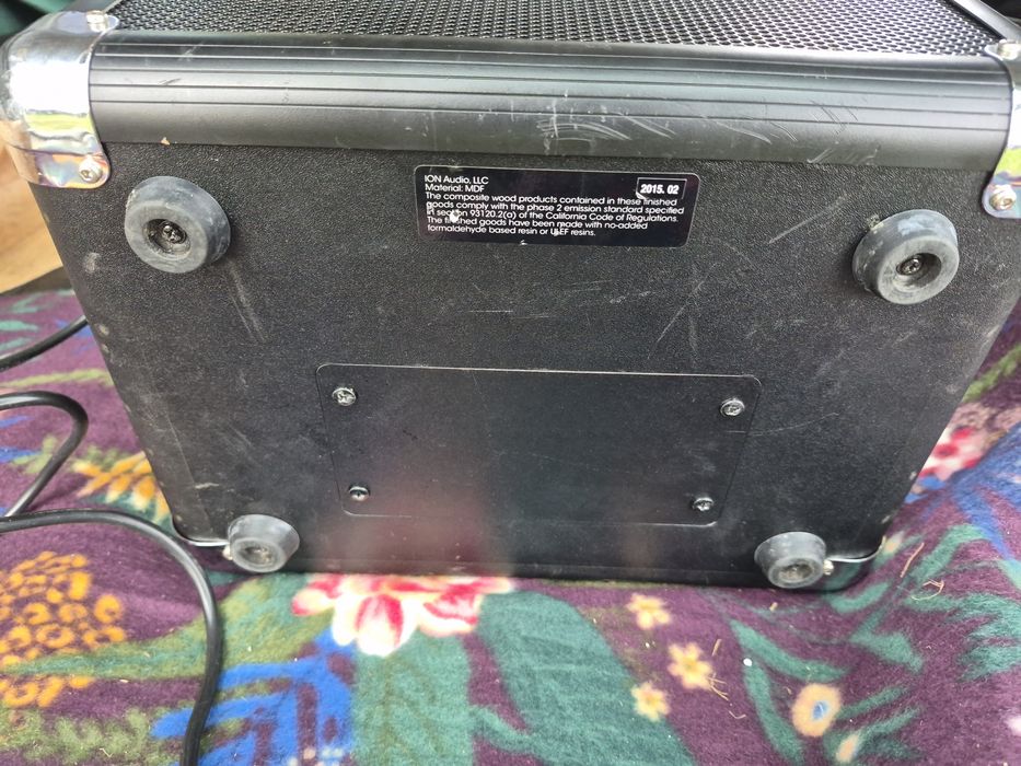 Głośnik Przenośny ION Tailgater Bluetooth / Radio AM/FM / Akumulator