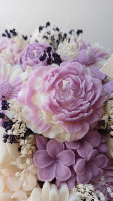 Flower box candle box rozmiar L elegancki prezent