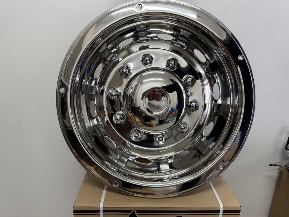 Kołpaki ma koła chrom 22.5” tir cieżarowe nikiel