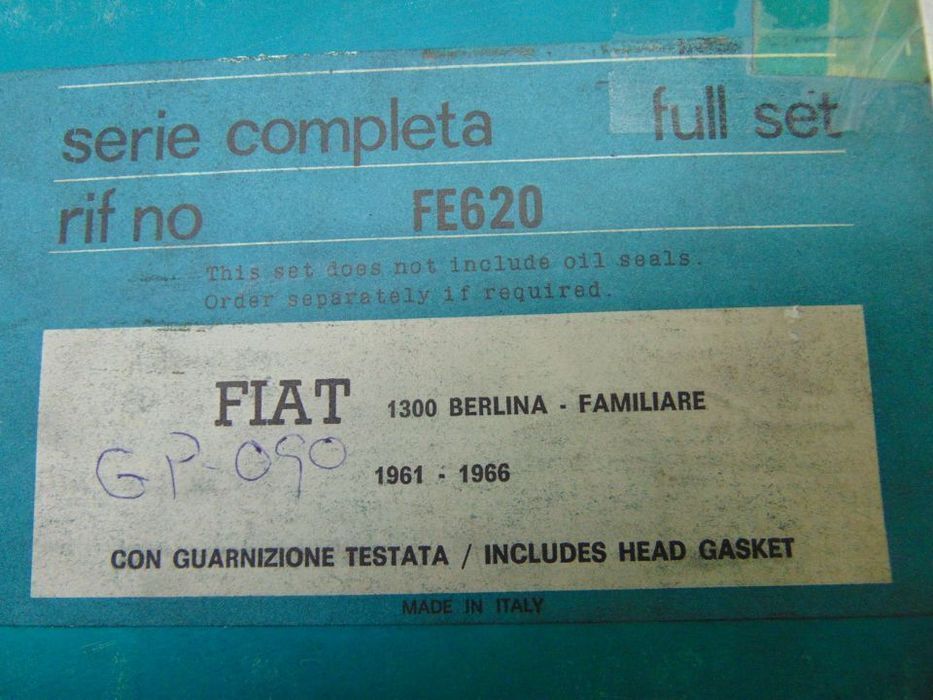 Fiat 1300 berlina/familiar jogo de juntas usado em bom estado