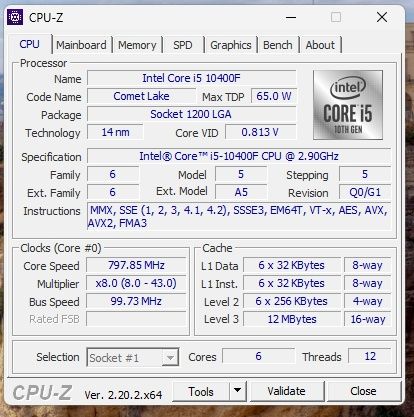 Komputer Gamingowy i5-10400F / RTX 2070 SUPER / 16 GB RAM / SSD 512 GB / ARGB