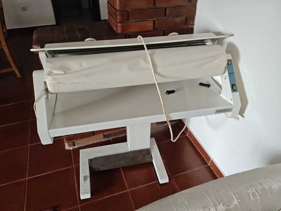 Maquina engomar de rolo