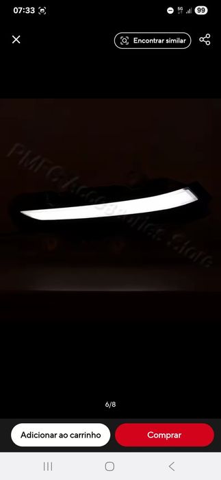 Farol diurno peugeot 208 2