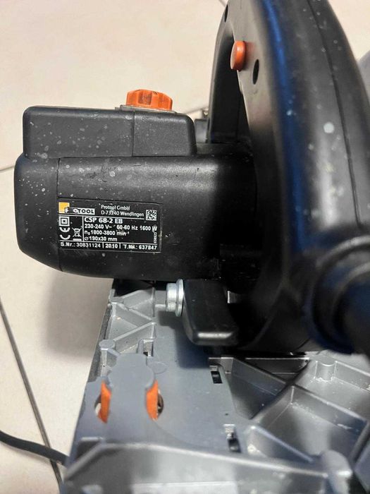 Pilarka tarczowa Protool CSP 68-2 EB gł. cięcia 68mm, 1600W Festool