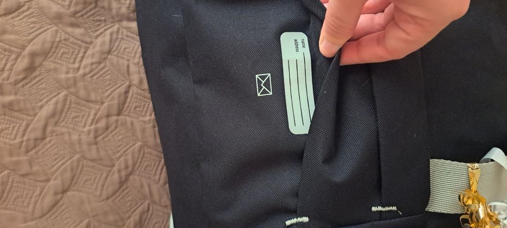 Saco de viagem preto Samsonite