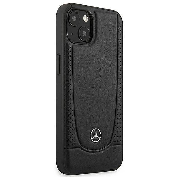 Etui Mercedes Leather Urban na iPhone 14 Plus - czarne