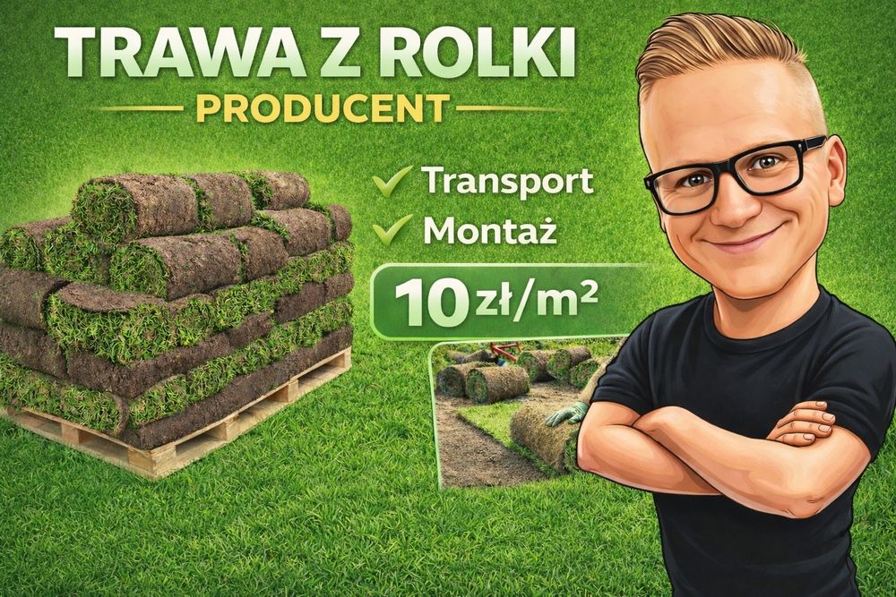 Trawa z Rolki Premium - Producent - Pierwszy Gatunek !