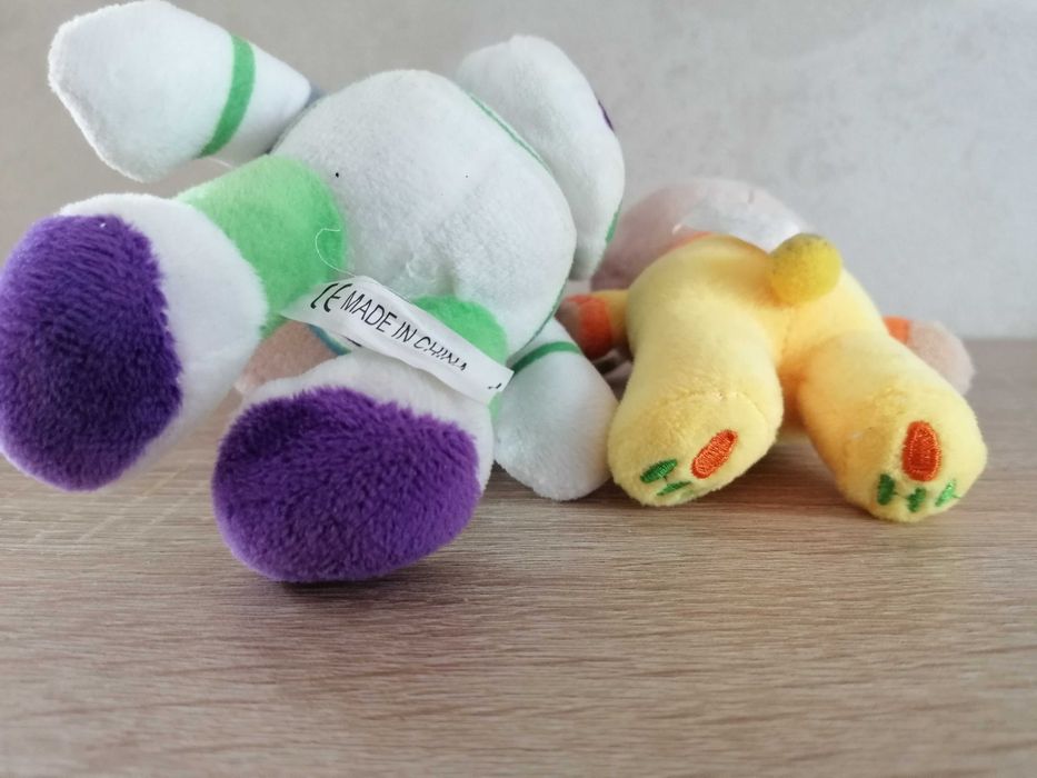 Pluszowe zawieszki Toy Story – Buzz Astral & Ducky (2 szt.)
