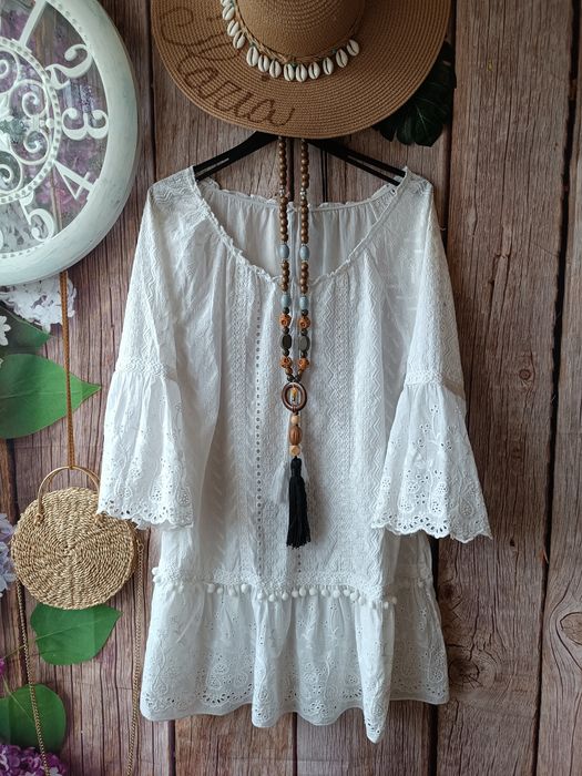 Пляжне плаття туніка. Р 48-50. Оверсайз