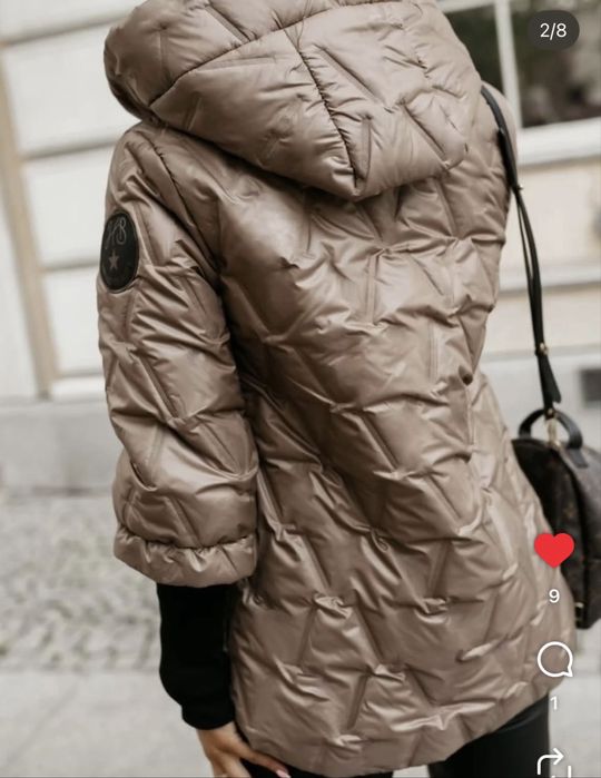 Курточка нова ! Дуже стильна , бронза колір