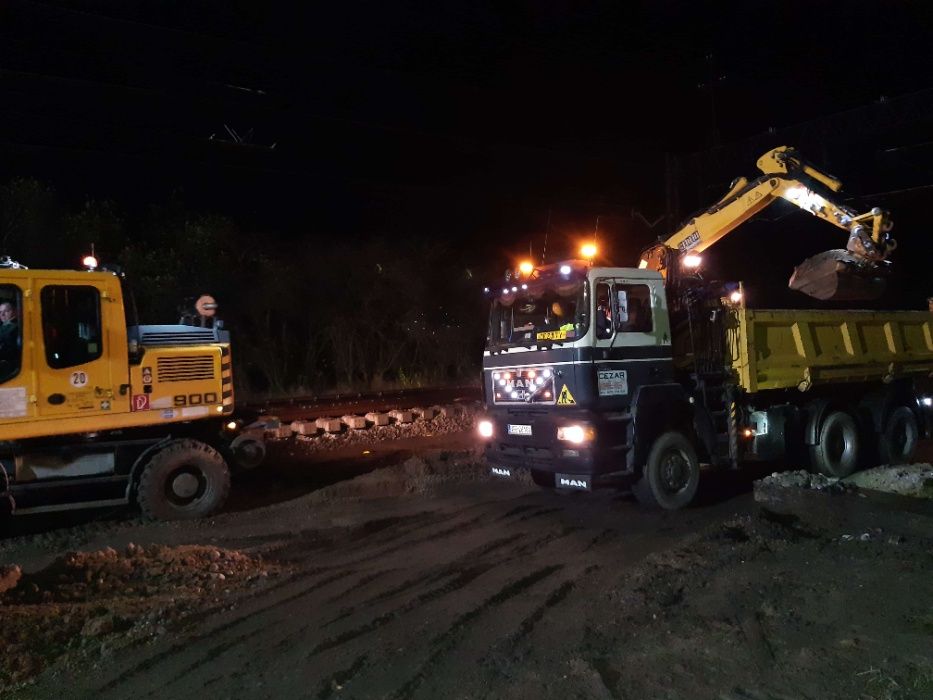 Usługi transportowe,  hds, koparko-ładowarką, wywrotka.