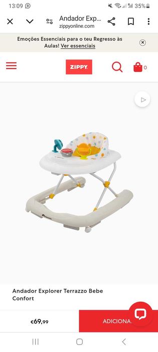 Andador bebé confort