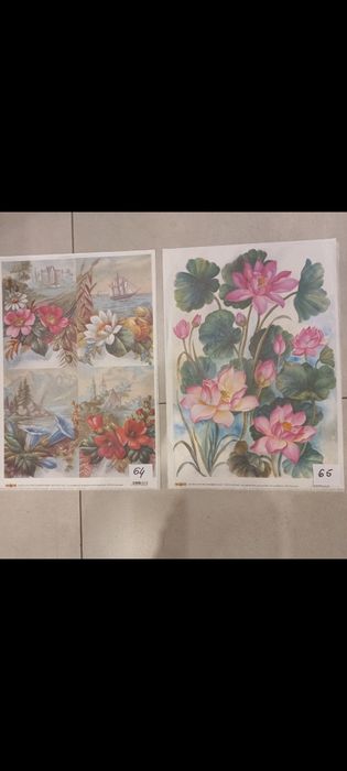 Papier ryżowy 4szt format A3 włoski